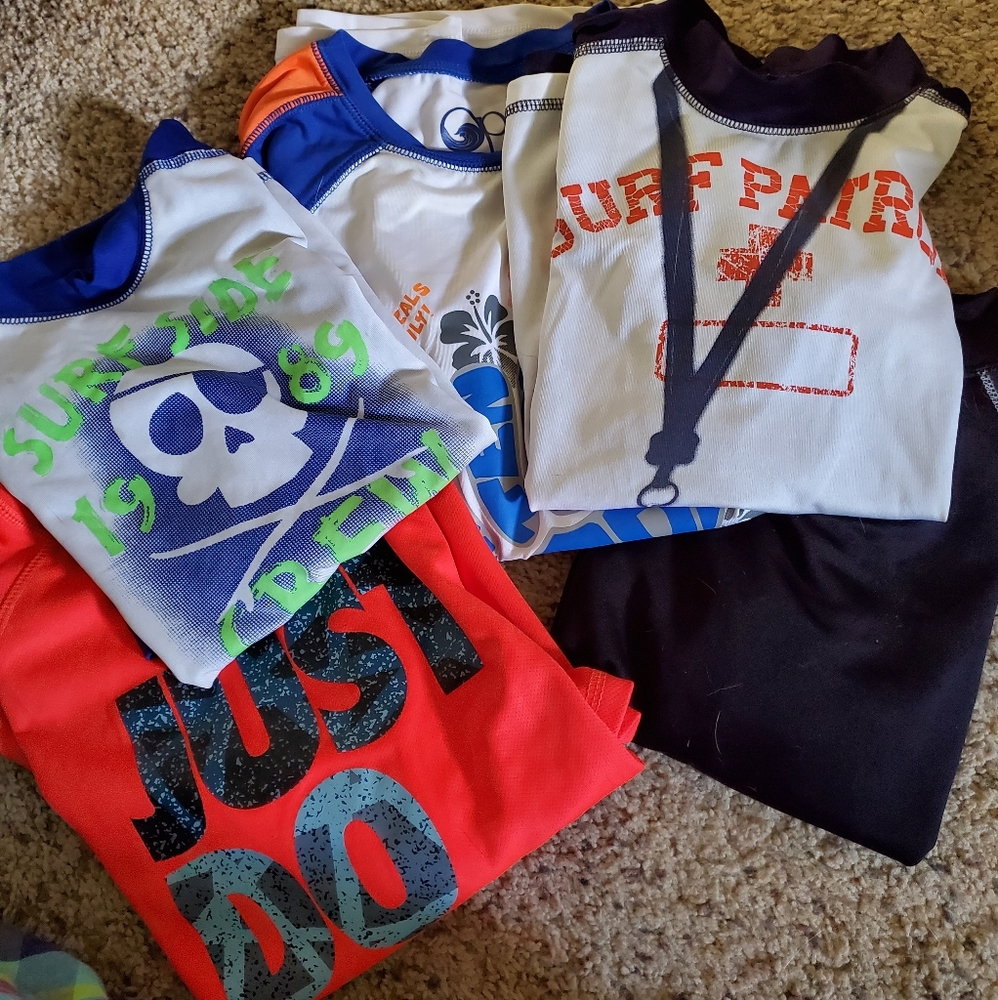 Kids swim shirts
